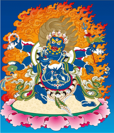 大威德金刚造像